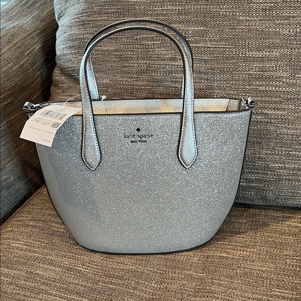 Kate Spade Sparkling Silver Tote